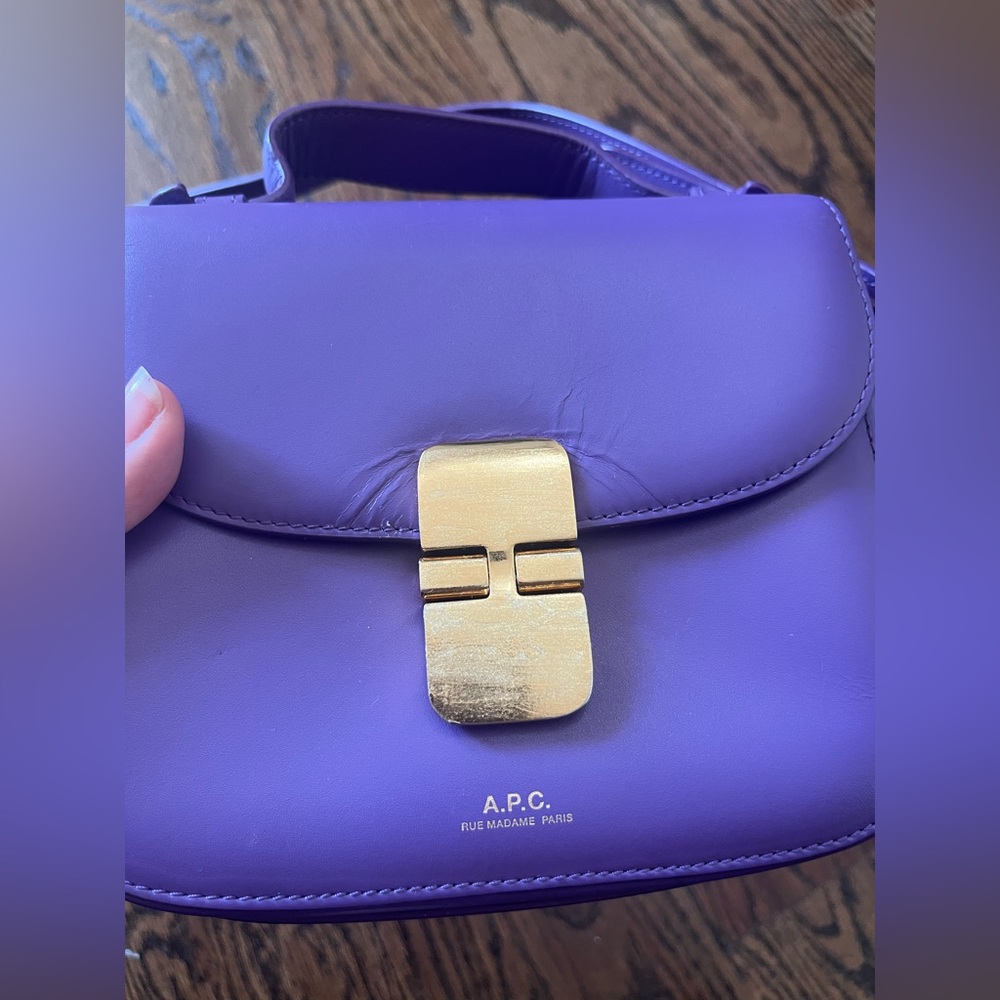 A.P.C. Grace Purple Mini Bag - Picture 3 of 8